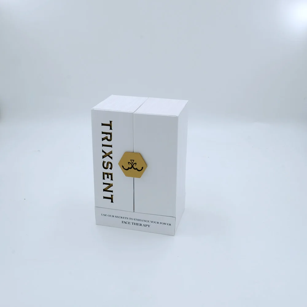 Custom paper magnetic white luxury healthy care bottle package boxes food supplement packaging