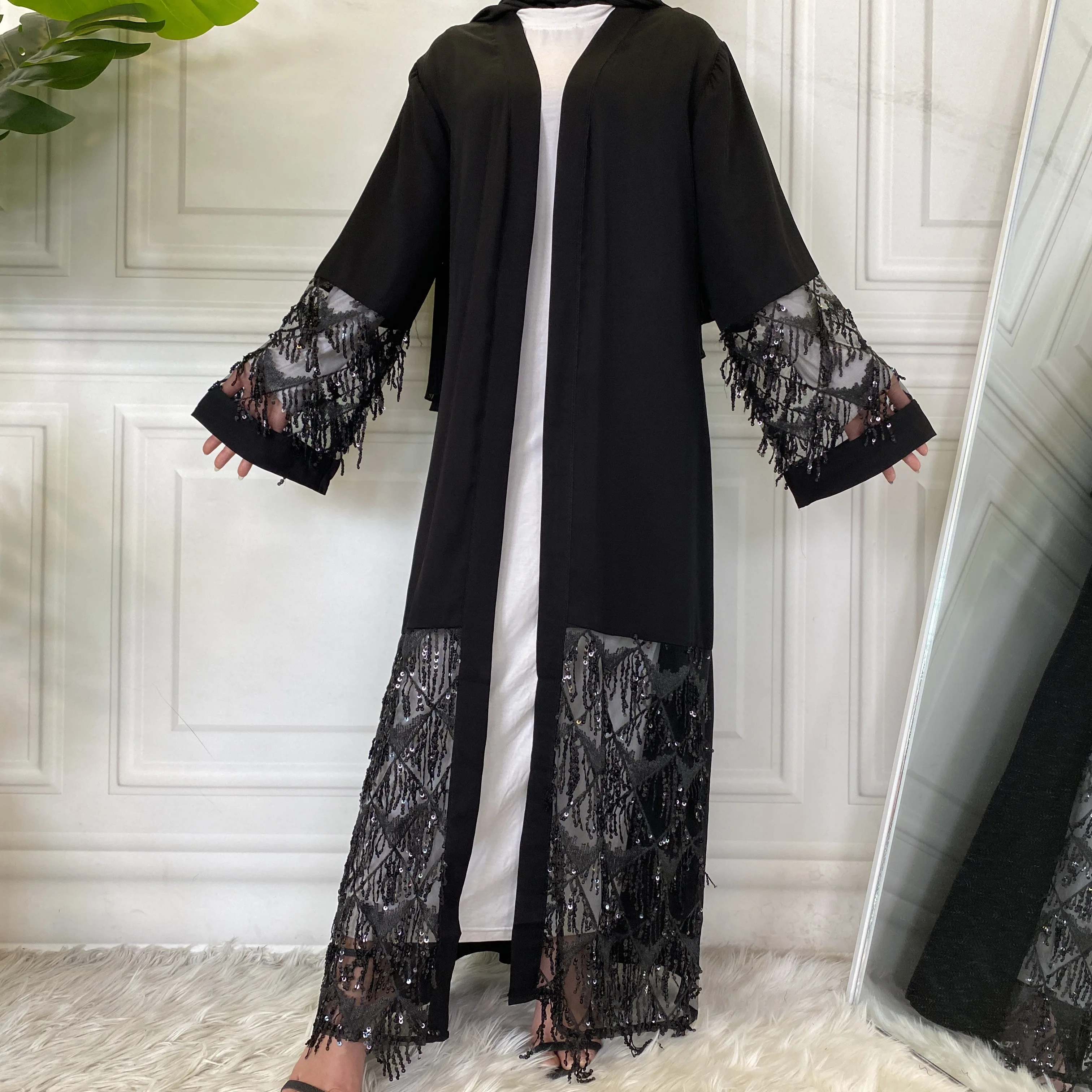 1667# Very fancy kaftans abayas wholesale market in dubai muslim women ladies latest abaya