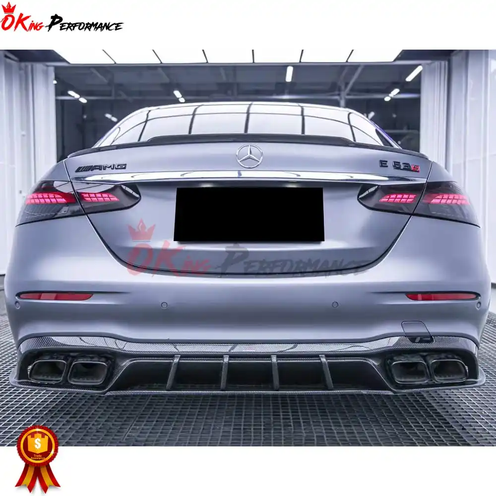 AE Style Carbon Fiber Rear Spoiler For Mercedes Benz E-Class W213 E43 E53 E63 E63S 2020-2022 Wing