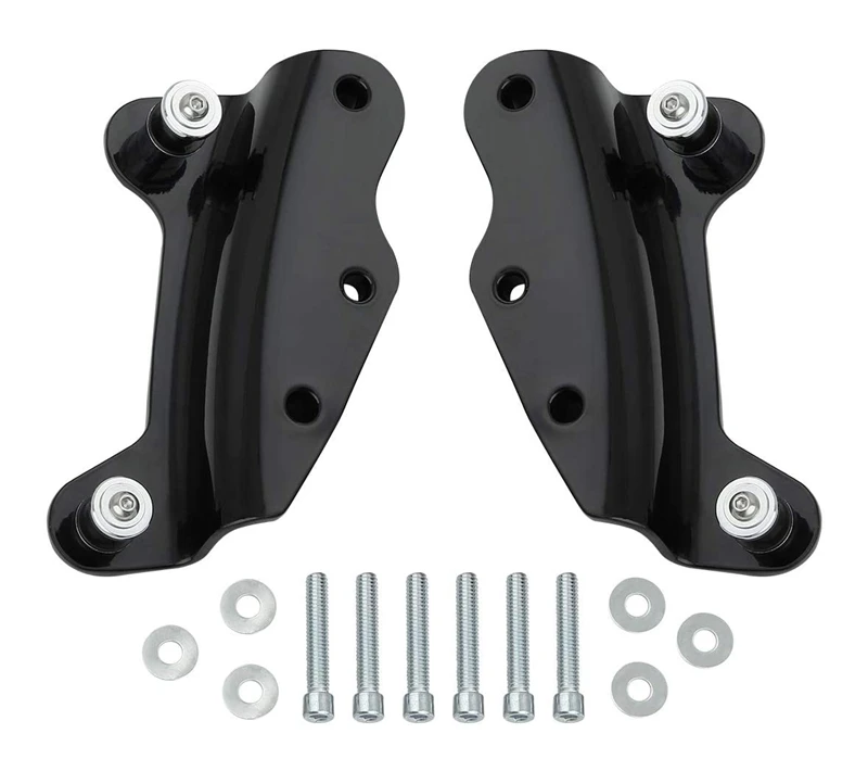 
 Черный Съемный четыре 4 точки стыковки аппаратные средства наборы для Harley Touring Road King Street Glide 2009-2013  