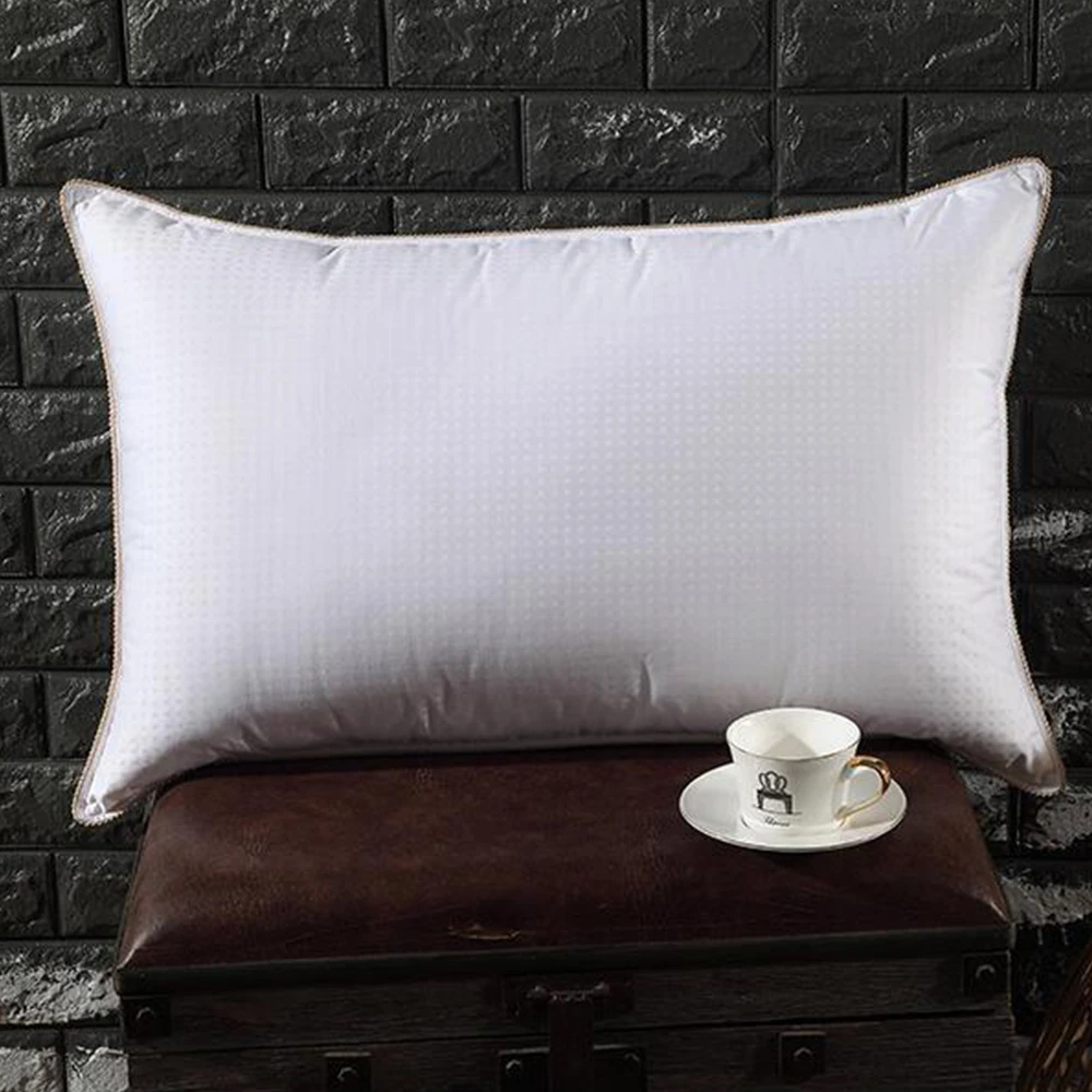 Wholesale high quality luxury  100% duck goose feather down 5 star hotel  pillow