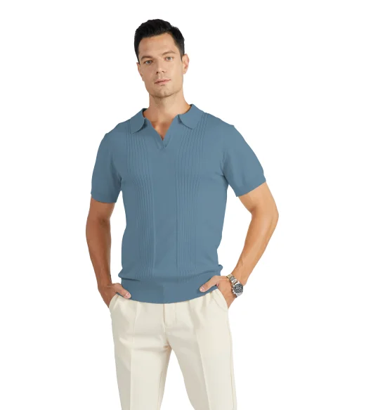 Wholesale Plain Casual Golf Polo T Shirt Custom Logo Simple Polo Shirt