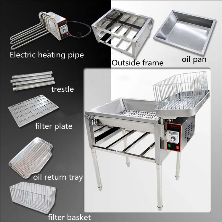 Special Design Widely Electric Churro Frying Machine Tostada Fryer, Fried Chicken Deep Fryer