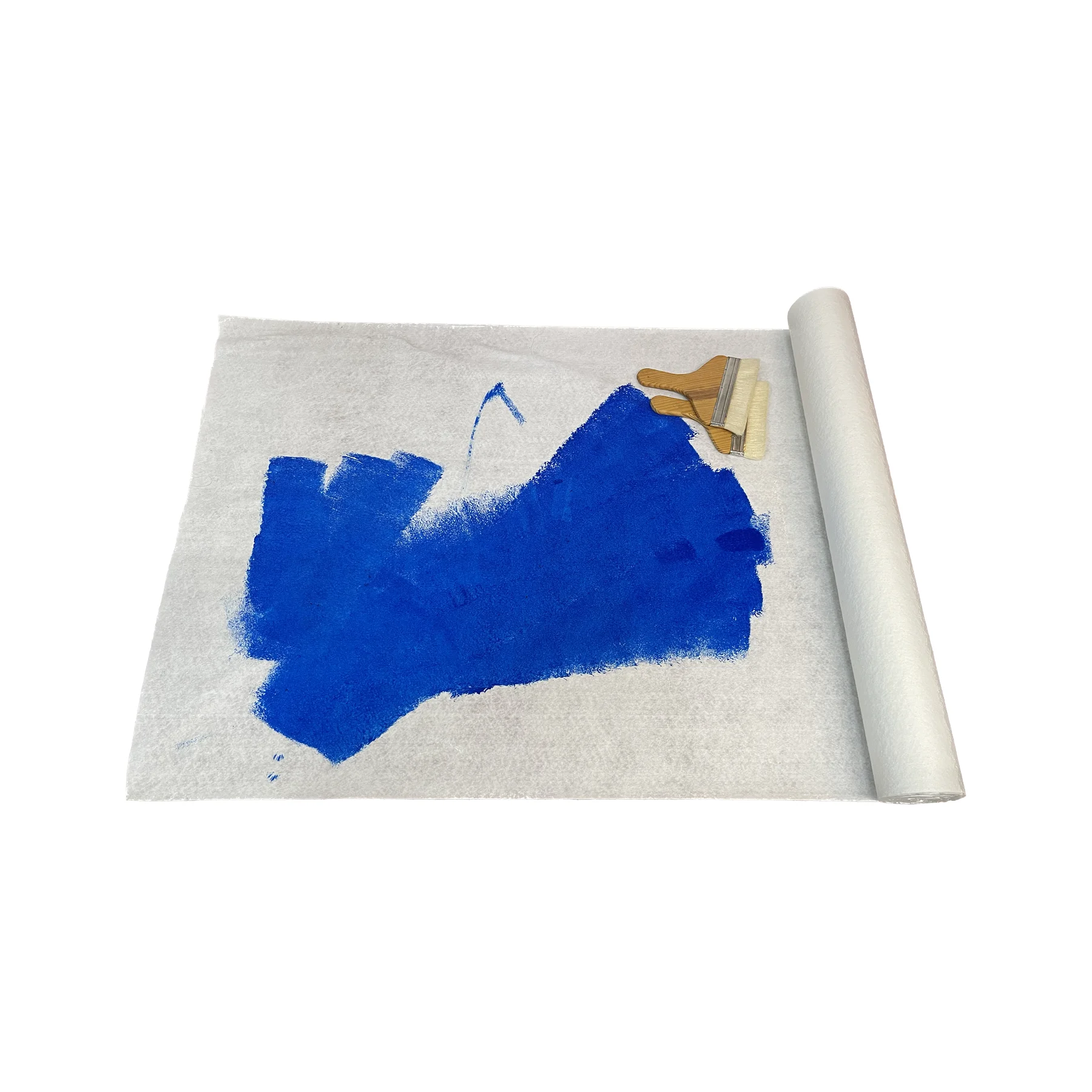 White Painters Felt with Glue Feltro Non-Woven Fabric Paint Felt Underlay Carpet