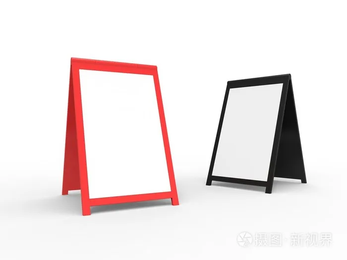 A-Frame Chalkboard Signs Double Sided Wooden Chalkboard With Stand Pavement Promotion Blackboard