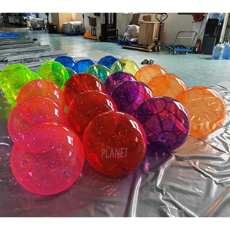 Popular Colorful Transparent Ball Balloon Giant PVC Ball Inflatable Clear PVC Ball for Event