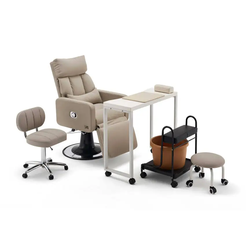 Pipeless Whirlpool Foot Spa Chair Massage Manicure Modern Beauty Nail Salon Pedicure Chair