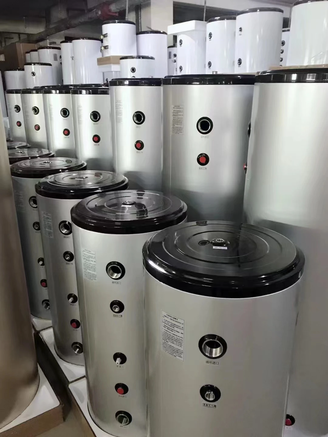 buffer tank manufacturer 200L 300l hot water boiler cylinders heating cooling heatpump