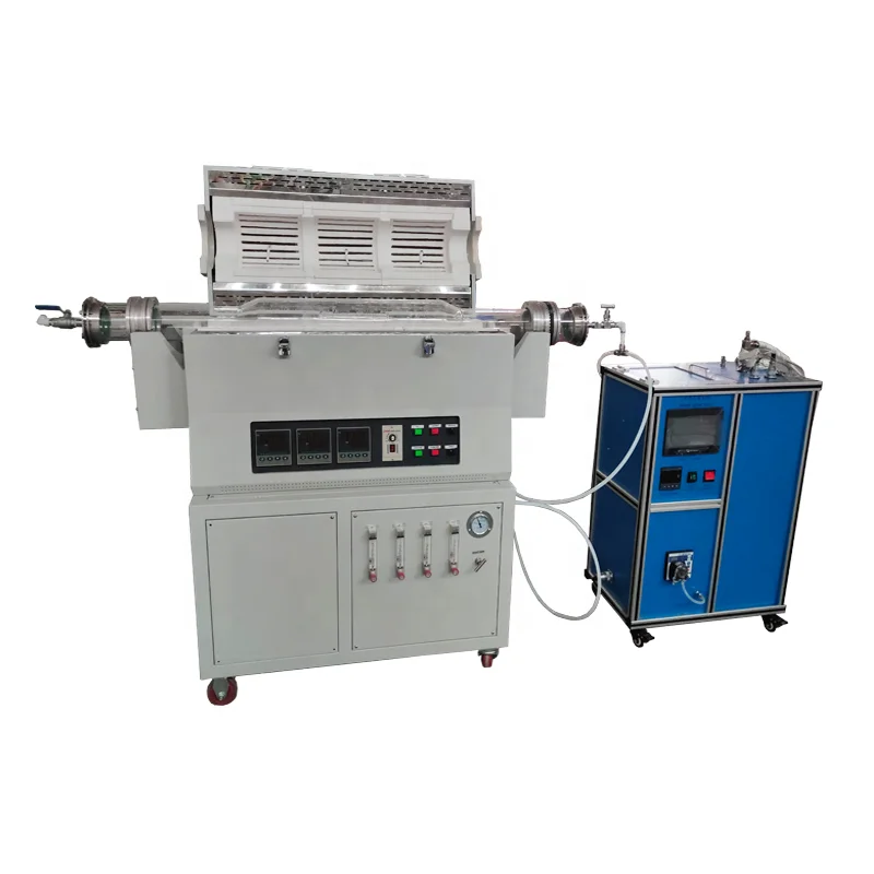 Rotary tube furnace for carbon activate with high temperature steam generator