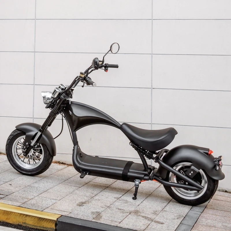EU Warehouse Mangosteen M1P 2000W Chopper Style E Scooter 2000W 60v 30ah Street Legal with EEC COC