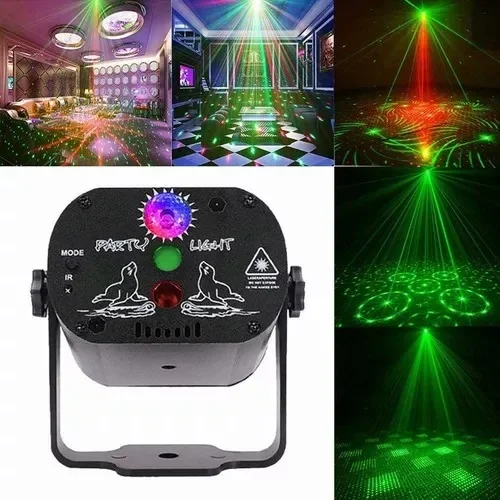 Party DJ Lights Remote Control Mini Disco Ball Stage Light Sound USB Plug RGB Led Strobe Lamp For Decor Gift Bar Rave Xmas Show