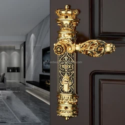 [Zinc Alloy]Good quality silent style lock handle for interior door