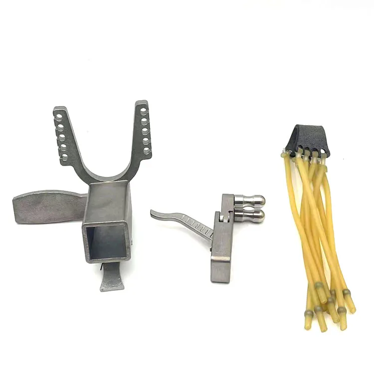 Outdoor shooting and hunting slingshot accessories and equipment