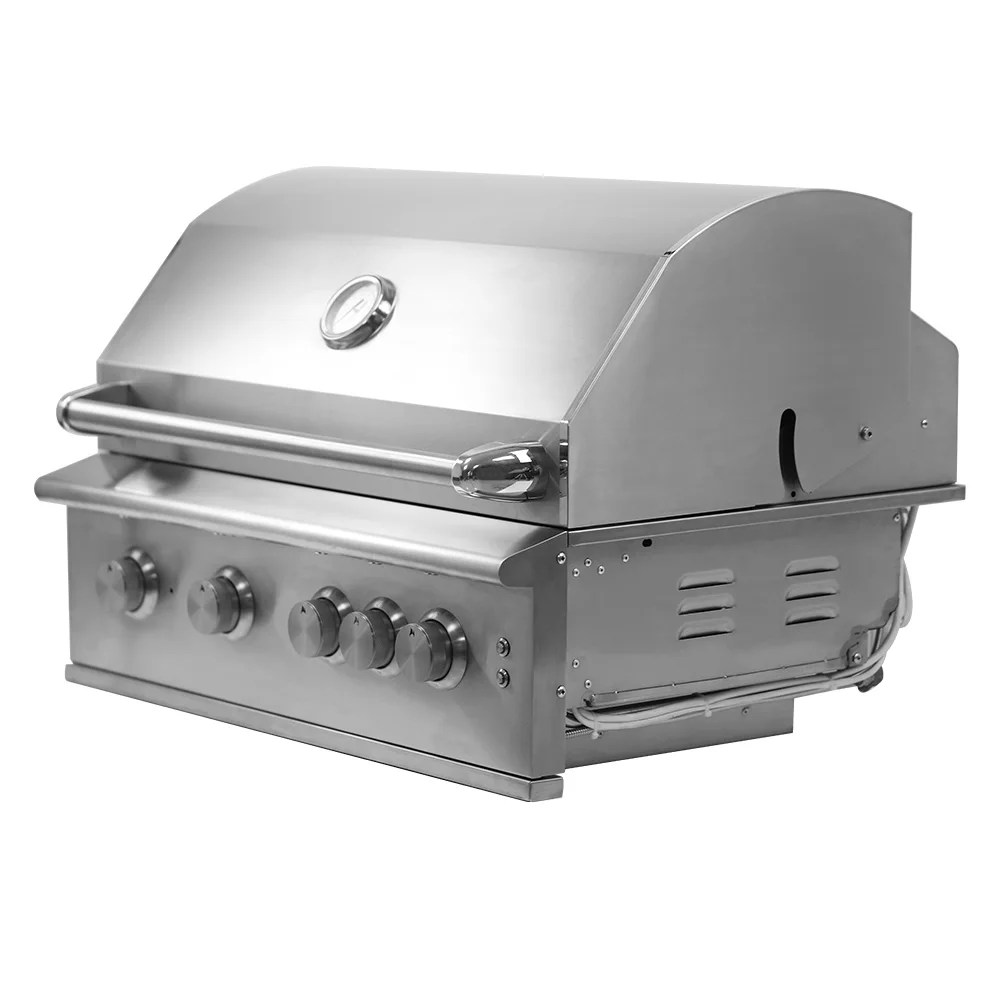 Factory Outdoor Family Gathering BBQ Gas Grill Stainless Steel Barbecue Rotisserie Charcoal Grills for Seafood