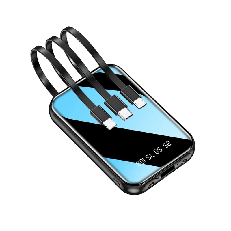 Ali baba Hot Selling New Three Input Ways Fully 20000mah Power Bank 10000 mah power banks in Shenzhen