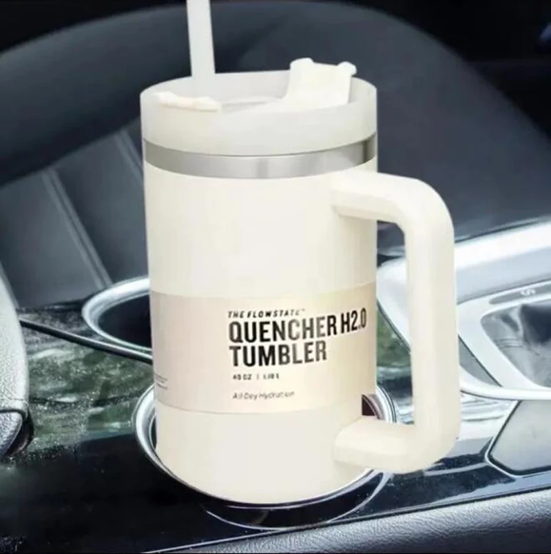 40oz H2.0 Stainless Steel Tumbler Cups 2nd Generation Car Mugs Vacuum Insulated Water Cup