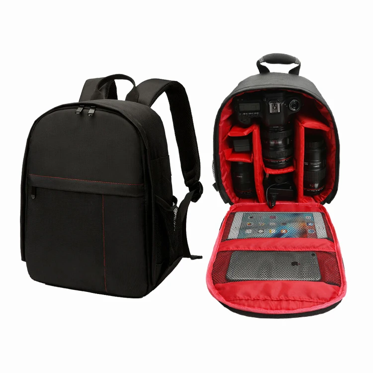 
High quality 2 in 1 custom waterproof camera backpack removable insert bag shockproof simple bag dslr camera backpack 
