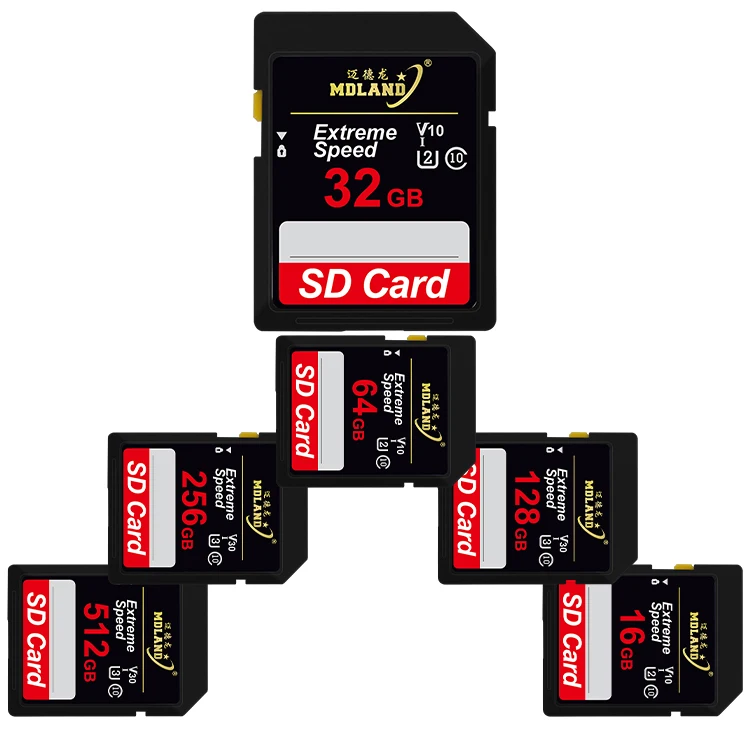 High Speed Cheap SD Memory Card C6 C10 Grade Chip 4gb 8gb 16gb 32gb 64gb 128gb Camera Extend Storage SD Card For SanDisk