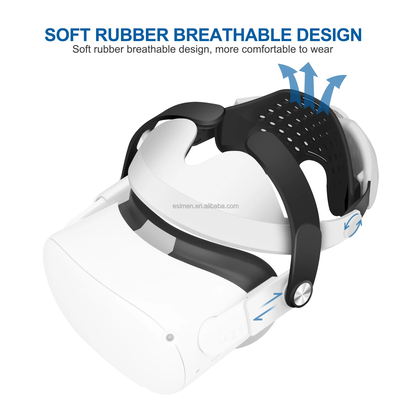 Силиконовая крышка для лица VR + ремни для головы для ремня Oculus Quest 2 Halo, регулируемый ремешок для уменьшения давления головы для Oculus Quest 2 Elite
