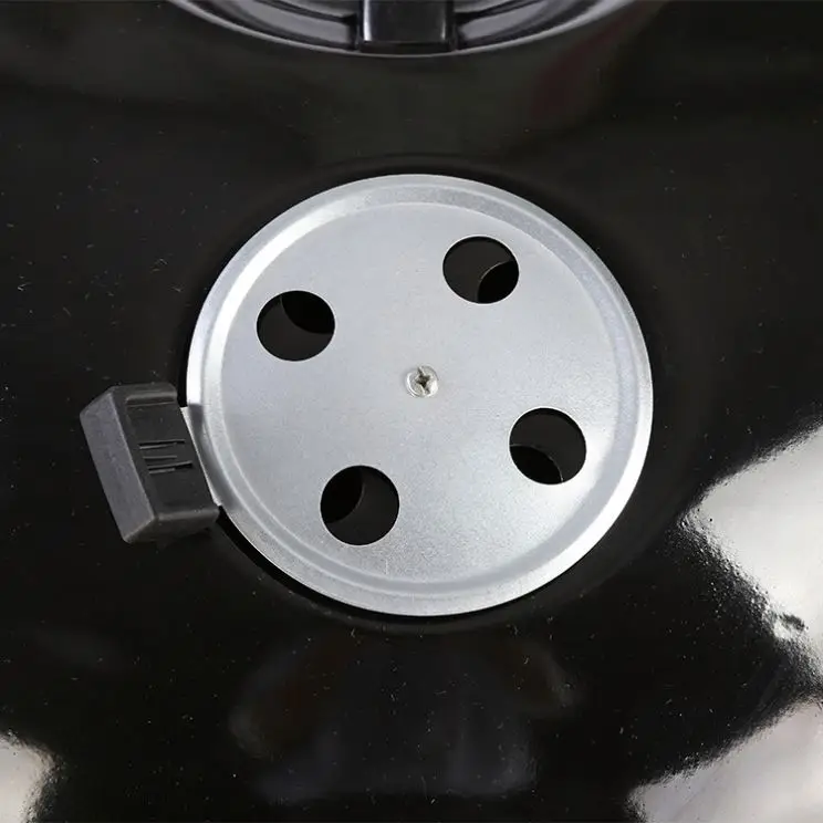 Factory Sale Outdoor Black Kettle Charcoal Grill with 1-touch cleaning system