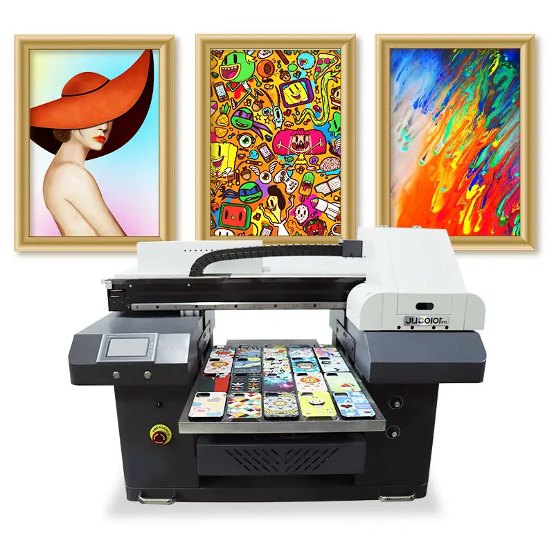 УФ 3d принтер Jucolor 6040 tx800 G5i печатная машина алюминиевый лист стекло акрил планшетный
