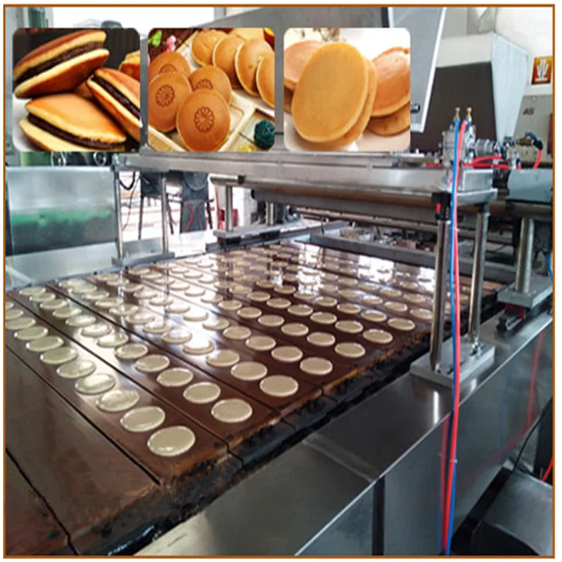 Fully automatic pancake dorayaki making machine production line