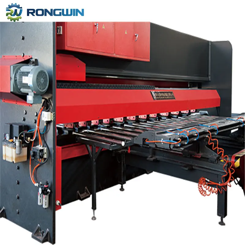 
China RONGWIN Cnc Metal Sheet V Grooving Machine Canada Customer Check The Cnc V Grooving Machine V Cutting Machine 