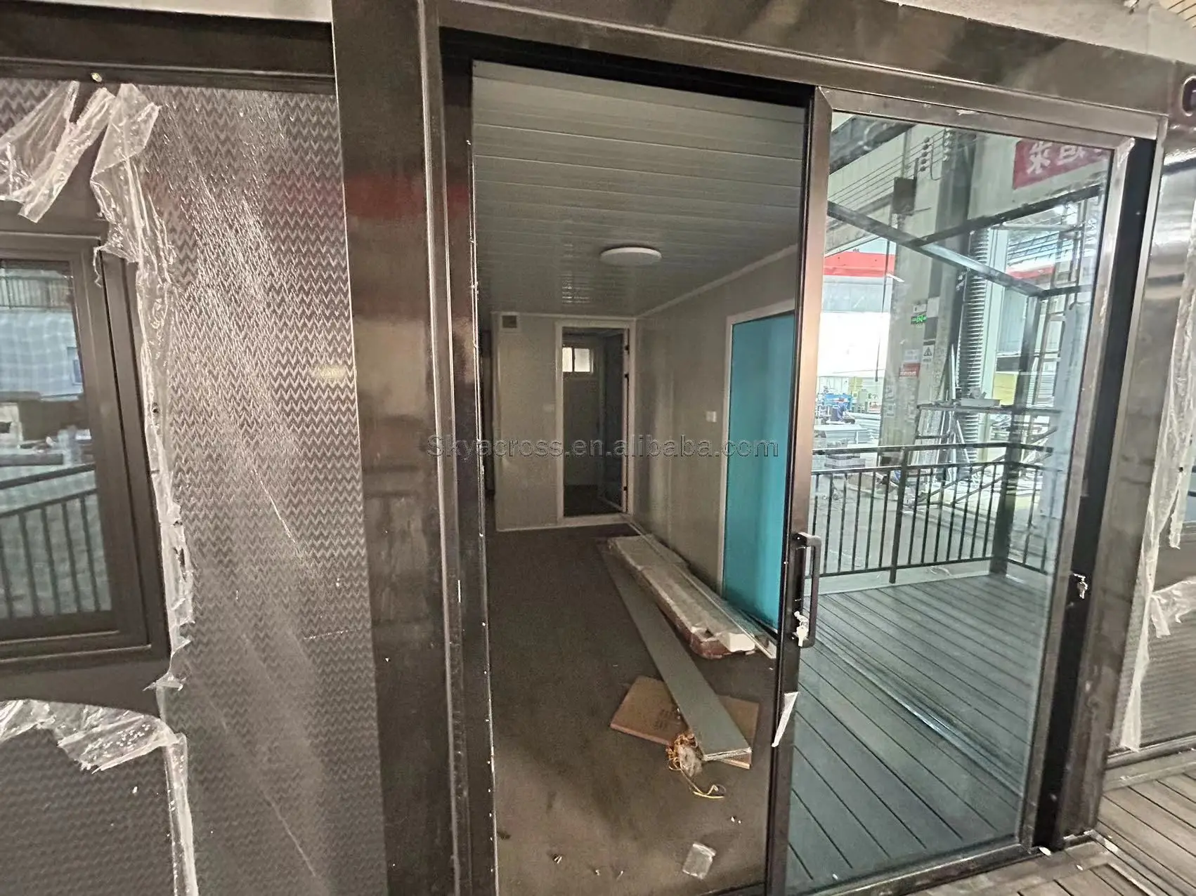 75 мм сэндвич-панель серая 20 футов 2 спальни расширяемый контейнерный дом сборный крошечный контейнерный дом с ванной и кухней