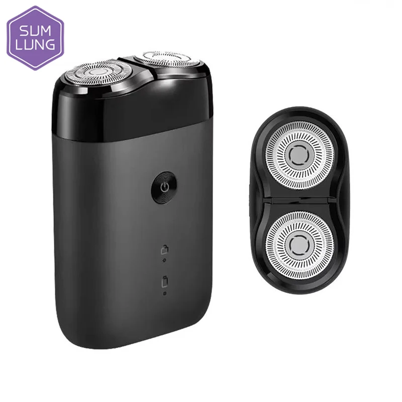 Original Xiaomi Mijia Electric Shaver S100 Mini Razor for Men Waterproof Rechargeable Shaving Machine Two Blade Beard Trimmer