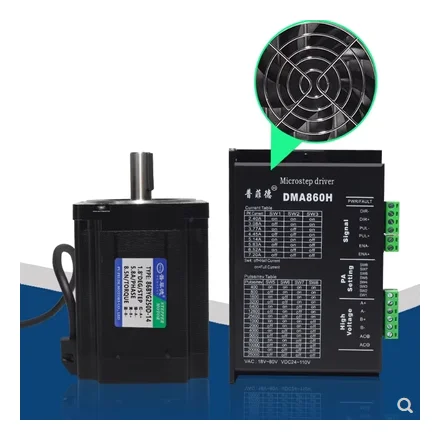 86 stepper motor set 8.5NM stepper motor 86BYG250D with driver MA860H Axle diameter 14mm