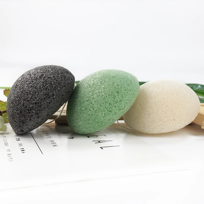 Private label organic konjac skin clearing sponge