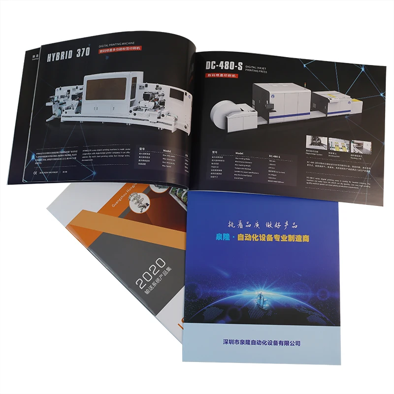Custom Catalogue Book Printing Product Fashion Propaganda Magazine Printing Advertise Brochure Printing
