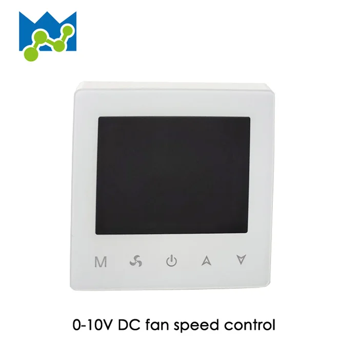 0-10V fan speed control air conditioner digital temperature control thermostat fan coil unit