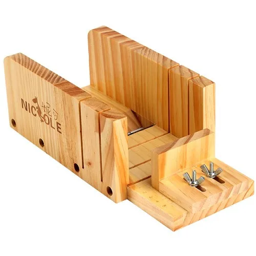 Nicole Adjustable Portable Wood Soap Cutter Loaf Soap Wooden Soap Cutter