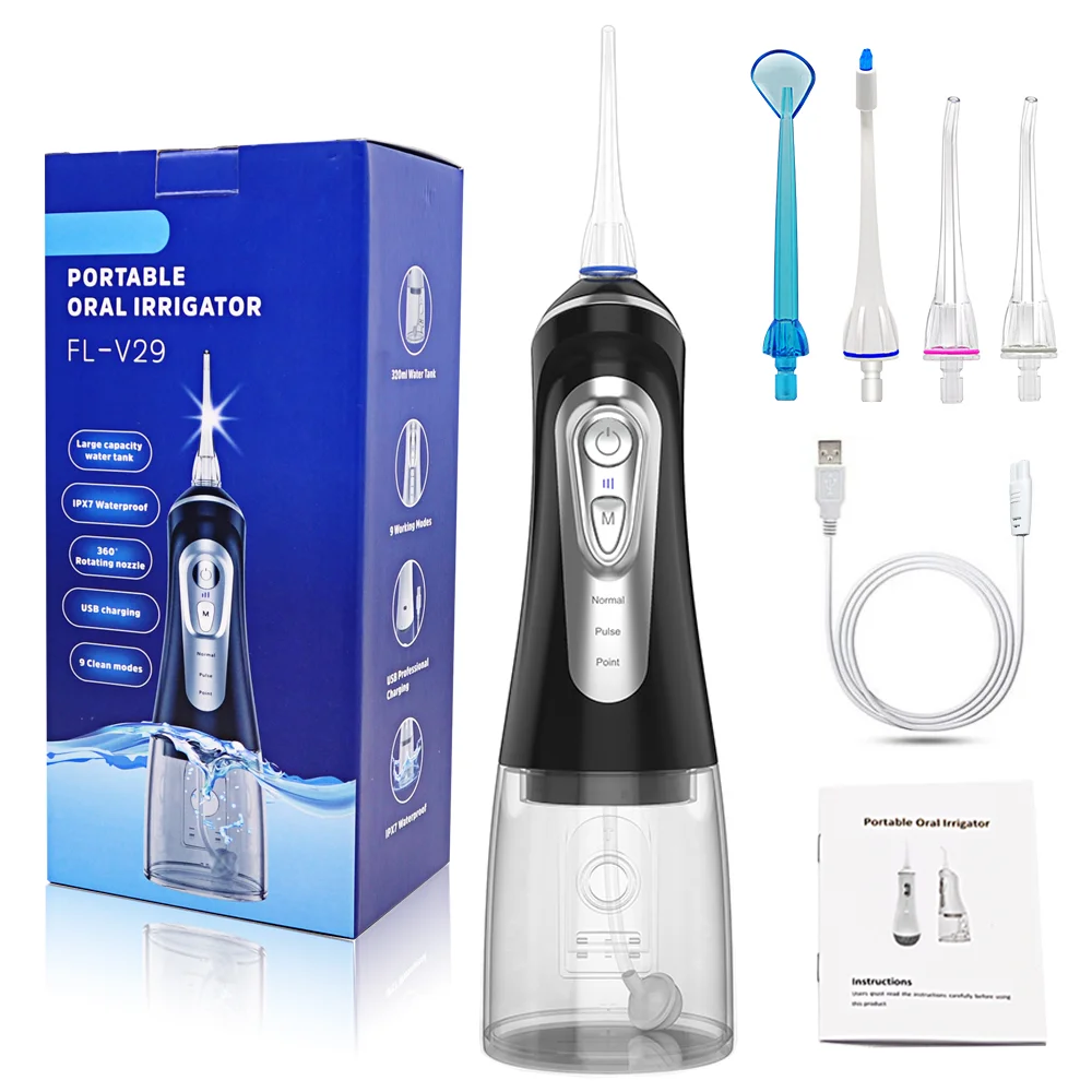 New Home Portable Cordless Oral Dental Teeth Irrigator Water Flosser IPX7 Waterproof Water Irrigator