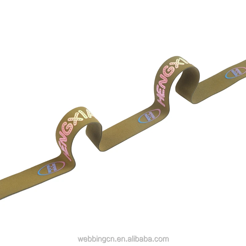 
Wholesale Custom Spandex Nylon Soft Matte Webbing Polyester Band Elastic Garment Fabric Belts 