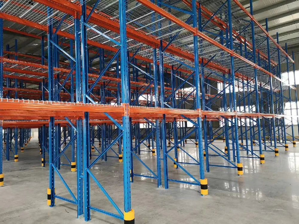 Metal pallet racking warehouse storage heavy duty shelves rack unit for goods storage