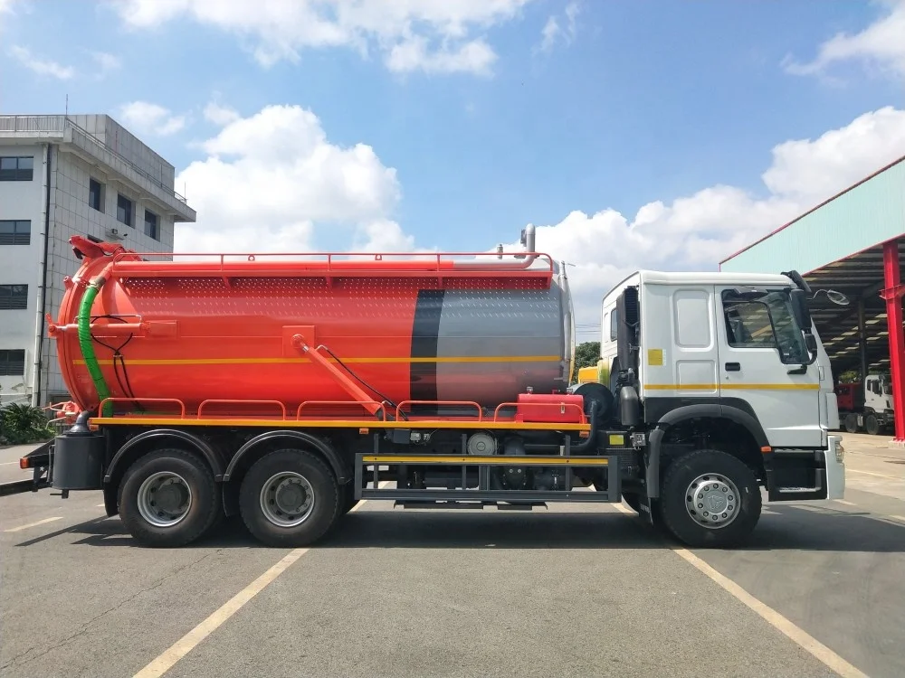 right hand drive sewage suction truck  20  cmb dongfeng Vacuum  sewage suction tanker  truck 6x4