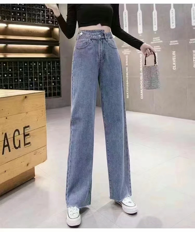 Casual Trousers Jeans Custom Destroyed Denim Jeans Ripped Skinny Jeans Women Surplus Stock Lots Clearance Clothing