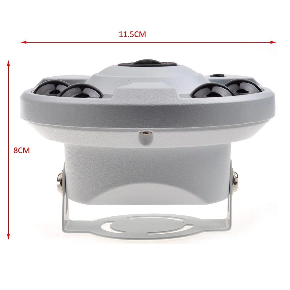 Камера видеонаблюдения Fosvision 360 градусов 1080P AHD купольная домашняя панорамная камера наблюдения «рыбий глаз» с ночным
