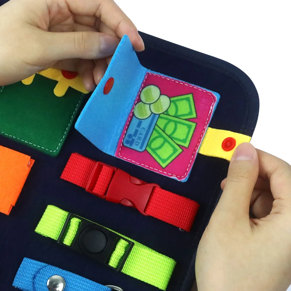 Коллекция 2022 года доска Монтессори игрушки для дошкольного малыша сенсорные подарки развивающая игрушка путешествий Обучающие базовые навыки платья