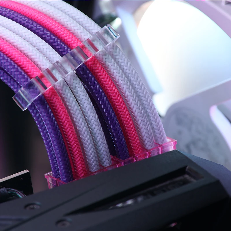 PSU Sleeved Cables Extension Kit Psu Cable Extension Cpu Power Supply 30cm ATX 24pin,CPU4+4p,PCI-E 6+2p ATX Cable