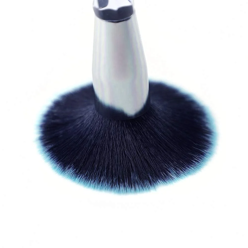 Cute crystal bling clear handle 10 pcs professional makeup brush set