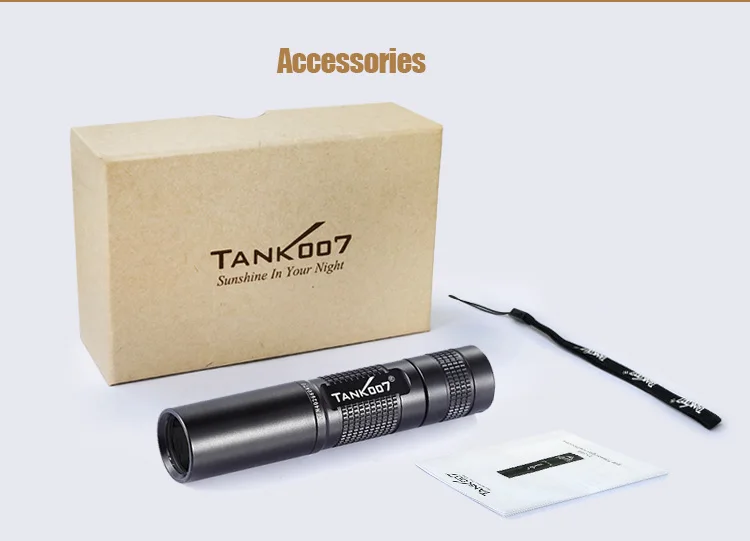  Черные OEM фонарики Tank007 TK566 365 нм портативные светодиодные
