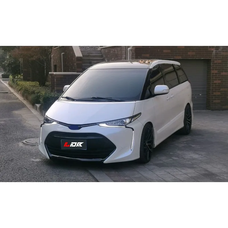 Factory straight hair body kit for Toyota previa after 2006 with headlamp assembly