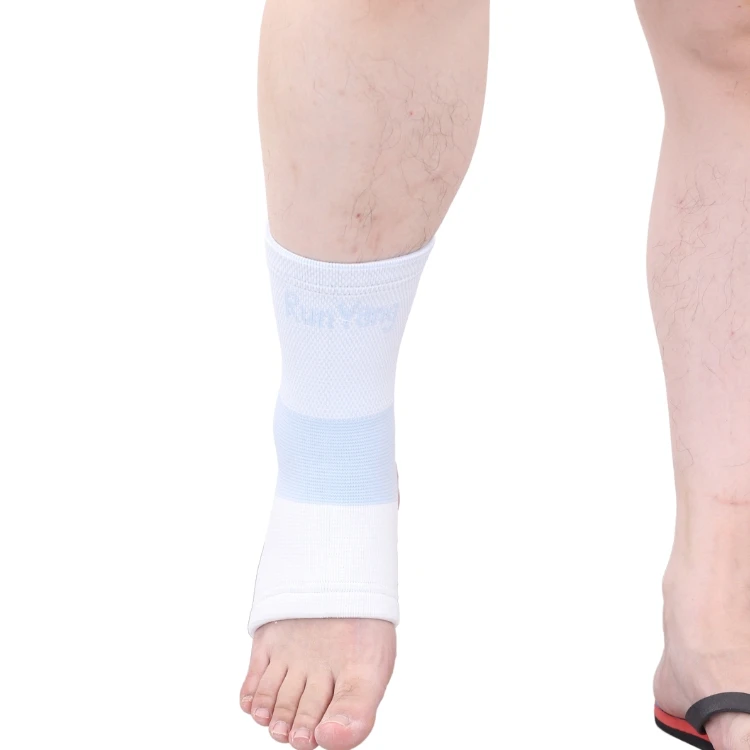 Ankle wrap support custom logo ankle socks ankle compression sleeve Model 8942 elasticated nylon