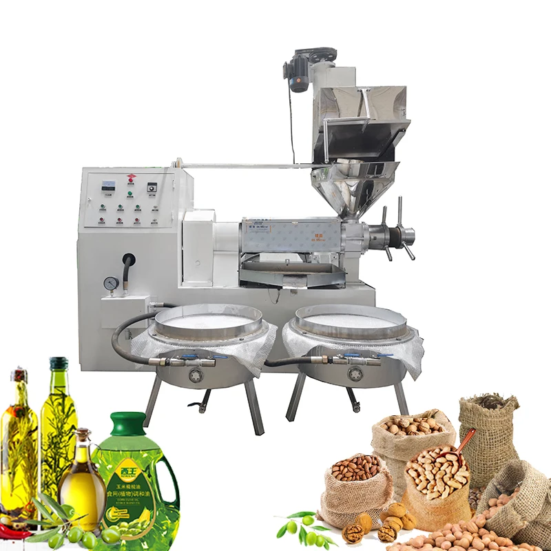 China Supply Sunflower Soybean Screw Oil Press Machine