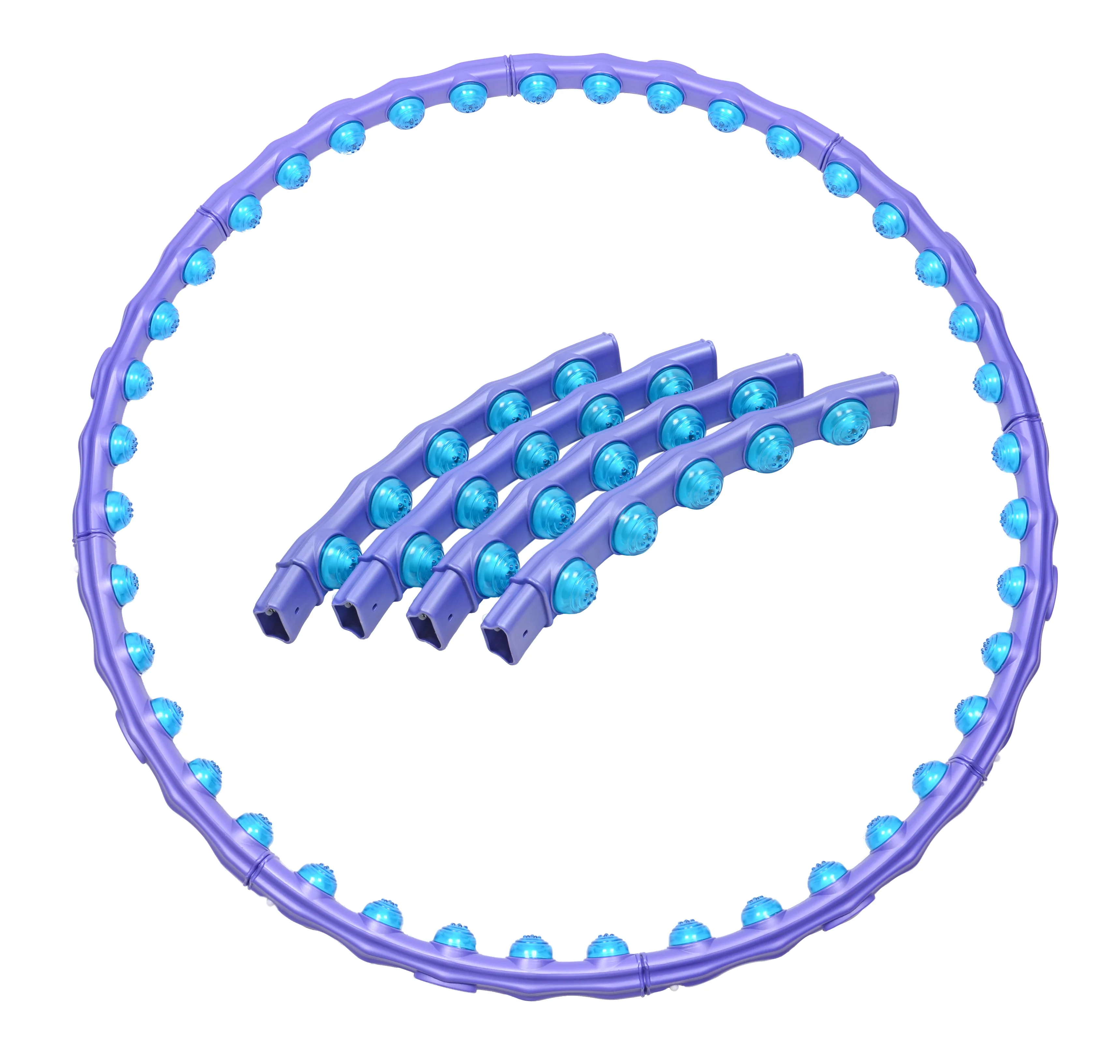 
fitness Hula hoops girl waist massage hoop ring WH002 magnet hula hoops for weight loss 