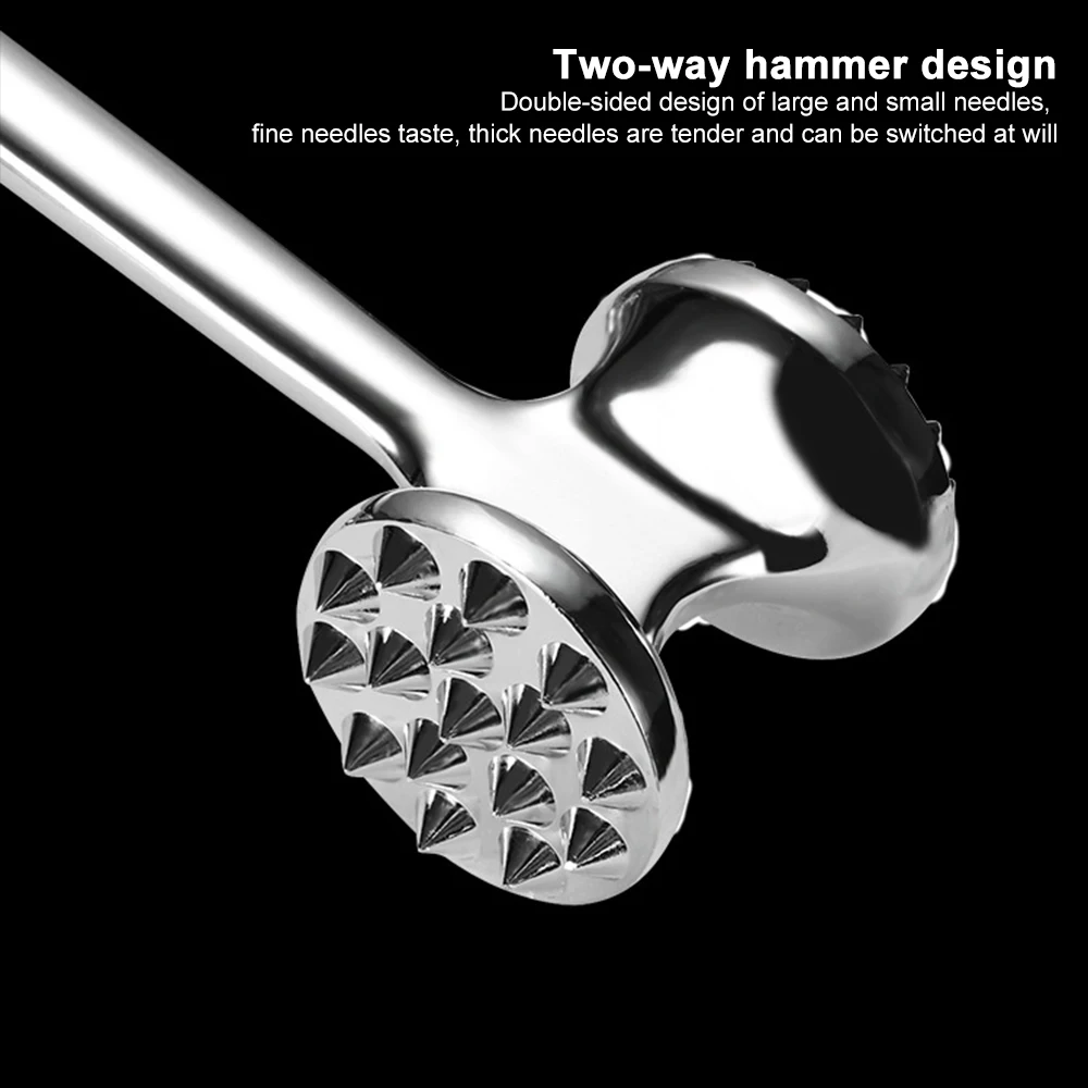 Round Head Meat Tenderizer Hammer Tool Mallet Pounder For Kitchen Tenderizing Steak Beef Poultry Meat & Poultry Tools