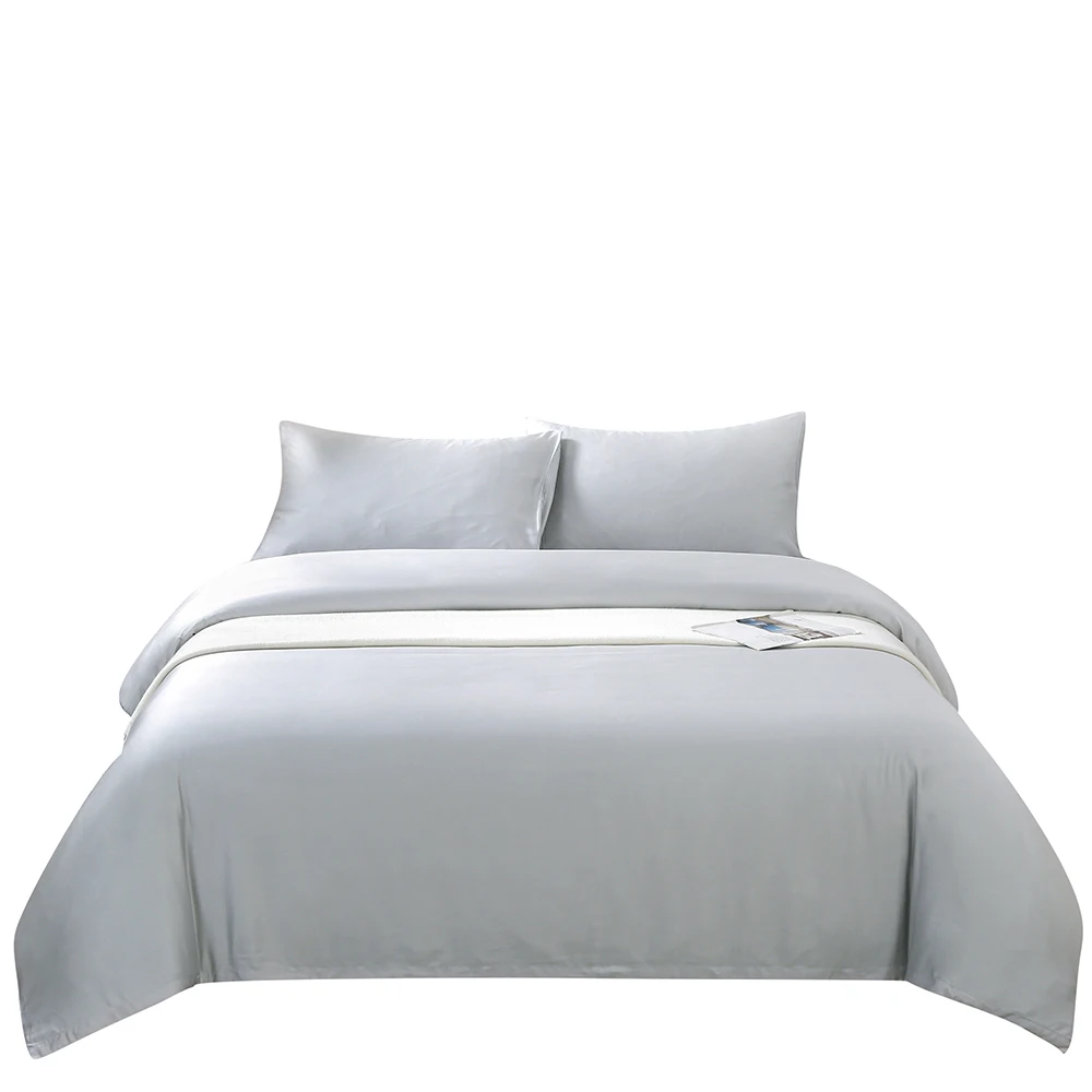 Wholesale Factory Price Bedding Sheet Set 300tc Bamboo Antibacterial Duvet Cover Set